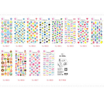 Custom Pvc Kids Cute Puffy Sticker,Alll Shape Cute Puffy Pvc Sticker